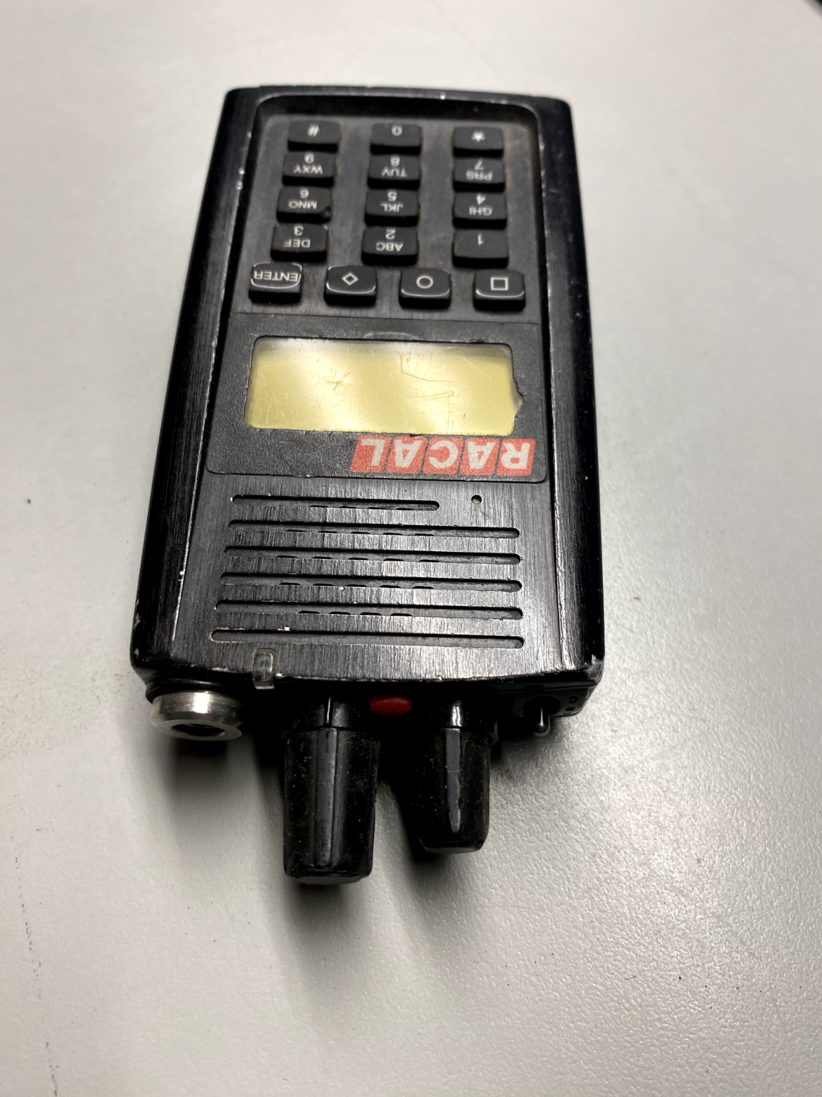 Lot of (8) Thales Racal HANDHELD RADIO RACAL25 Untested As Is for parts