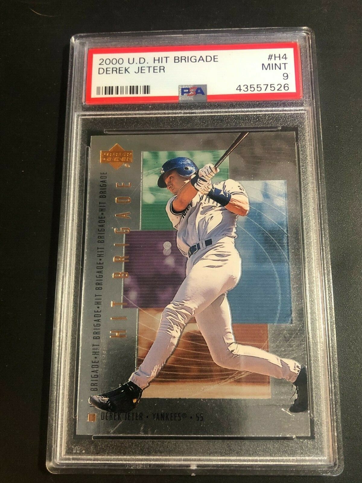 ☆激レア☆【upper deck】hit brigade DEREK JETER DEREK JETER 2000 Upper Deck HIT BRIGADE Insert Card #H4