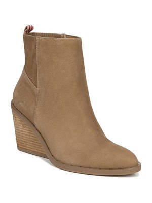 Женские ботильоны DR SCHOLLS ORIGINAL COLLECTION из коричневого кожаного платья на танкетке 11М