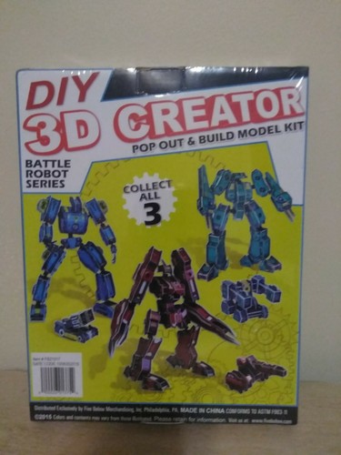 DIY 3D Creator Battle Robots Mega Robot Destroyer Combat Robot New Sealed Model