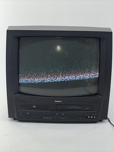 Symphonic Wf719 CRT TV VCR DVD Combo Retro DVD Doesn't Play