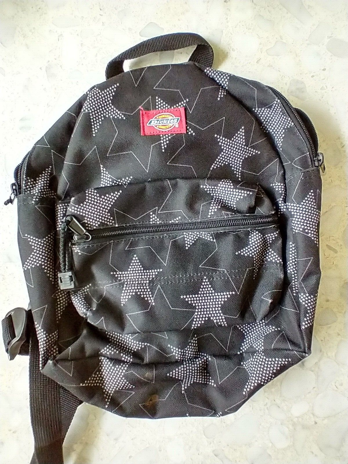Dickies Brand Toddler Backpack Black With Stars 12 x 11 x 4 | eBay