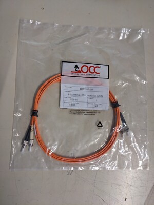 D6ST-ST-2M  (D6ST-ST-2M F.O.JUMPER,62.5,ST-ST,2M,ORANGE,DUPLEX)