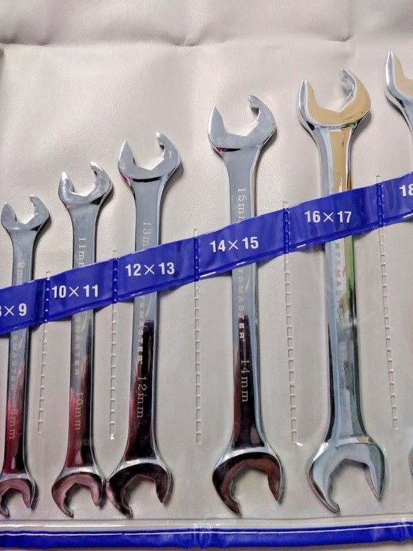 Partsmaster 89310092 8 pc Autobahn Metric Double OpenEnded Wrench