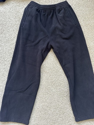 Yeezy Gap H10 Polar Fleece Black Pants- Men's Large | eBay