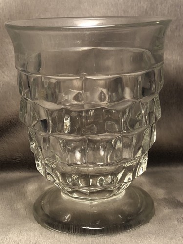 Beautiful Vintage Colony Whitehall Clear Short Footed Tumbler