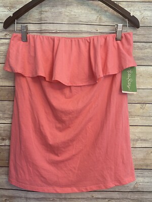 Lily Pulitzer  Wiley Tube Top in Coral MSRP $58 NWT