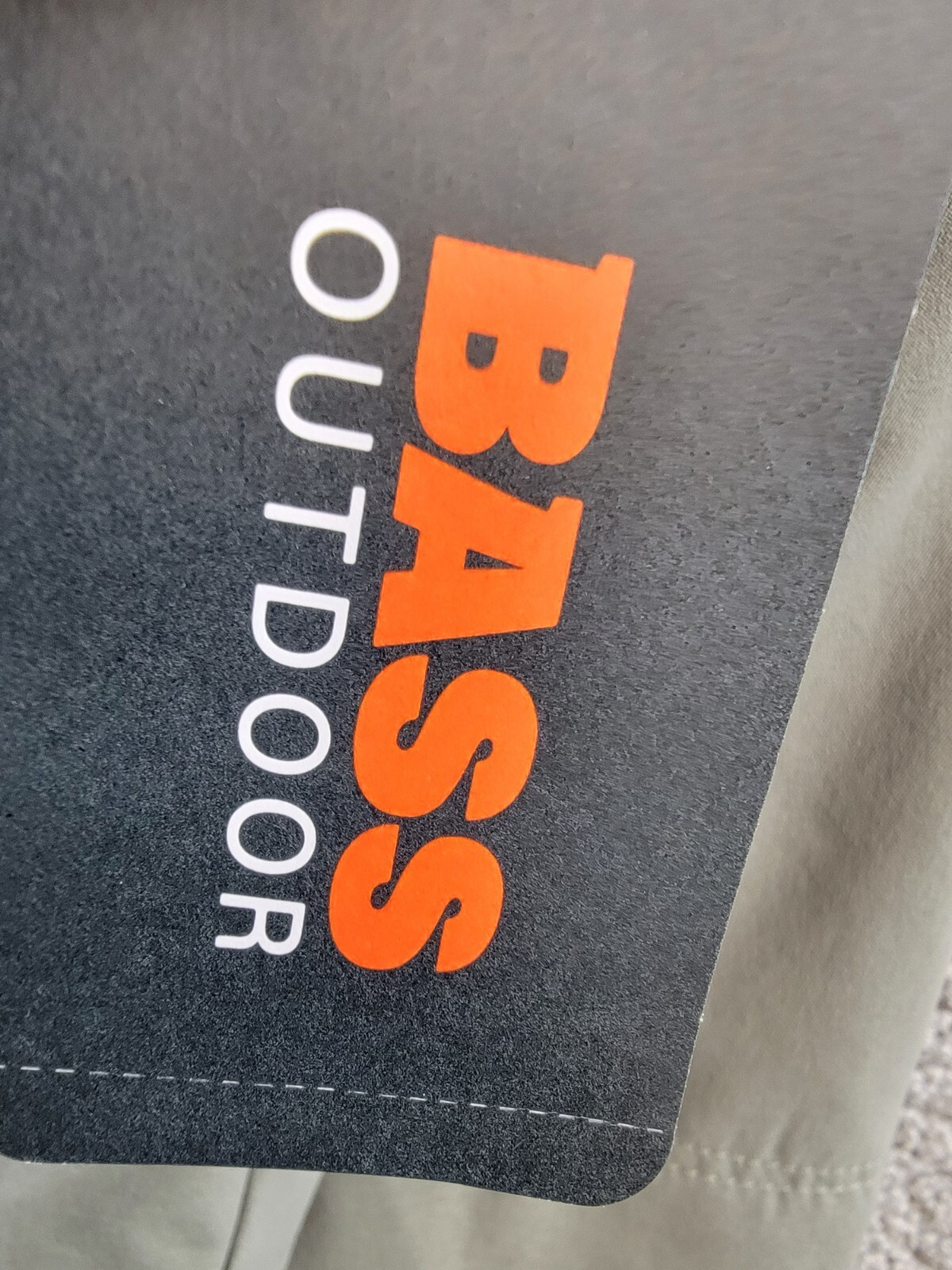 BASS OUTDOOR Essential Tech Cargo Pants Men's 40 Castor Gray Button Zip Closure - Picture 17 of 18