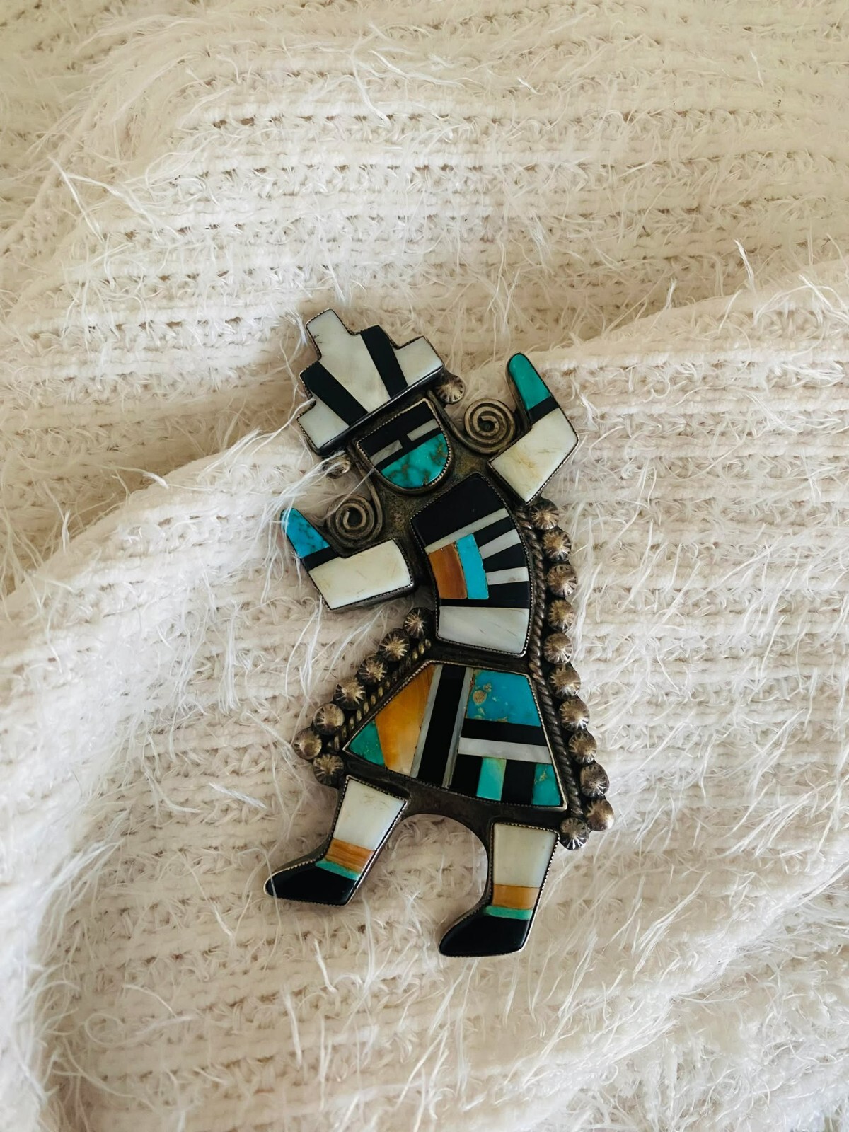 Native American Vintage Zuni Poblano Natachu Cellicion