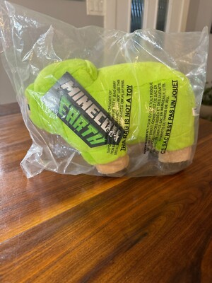 Minecraft Sheep Plush Jinx Minecon Earth 2018 Plush Green, 10'' Long RARE NIP