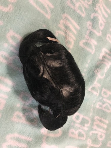 PiA WiG BLaCk 14/15 ~ REBORN DOLL SUPPLIES