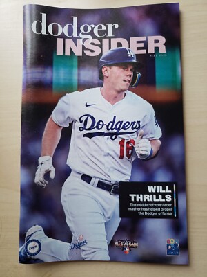 LOS ANGELES DODGERS Will Smith Insider Playbill Program September 2022 NEW