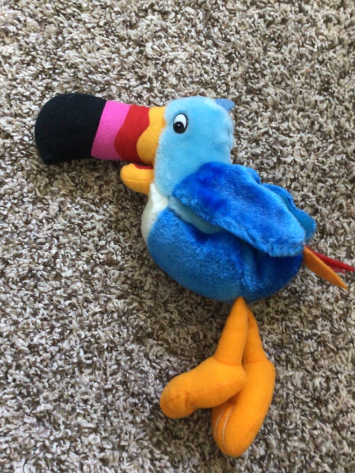 Vintage 1994 1996 Toucan Sam Bird Fruit Loops Plush Stuffed Vintage 1994 1996 Toucan Sam Bird Fruit Loops Plush Stuffed