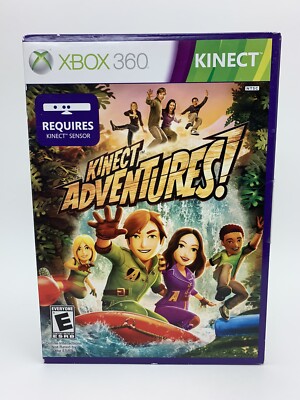Kinect Adventures Microsoft Xbox 360 KInect 2010 New FACTORY SEALED!