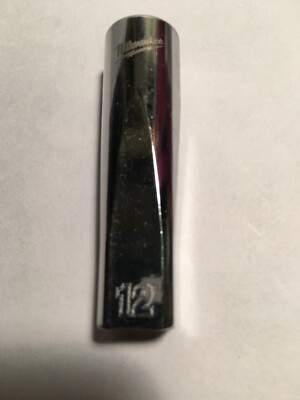 Milwaukee  12 mm x 3/8 In. Dr  6-Point Deep Socket Free USA Shipping