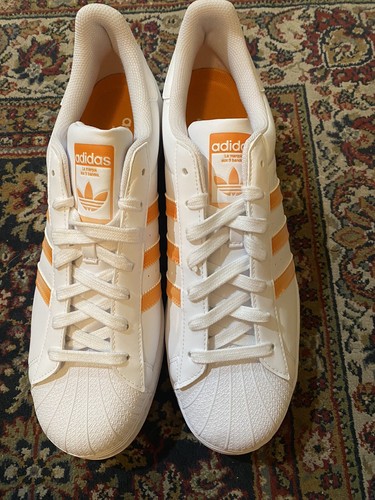■adidas■ Superstar Bubble White Orange IH5961 Adidas Superstar Bubble 'Solar Orange' - IH5961