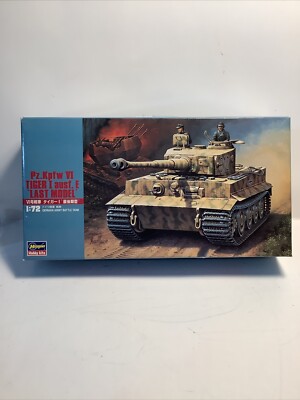 Hasegawa 1:72 Pz.Kpfw VI TIGER I ausf. E Last Model Open Box