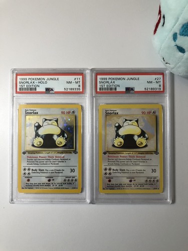 Pokemon 1st Edition Jungle Snorlax Holo & Non-Holo Set