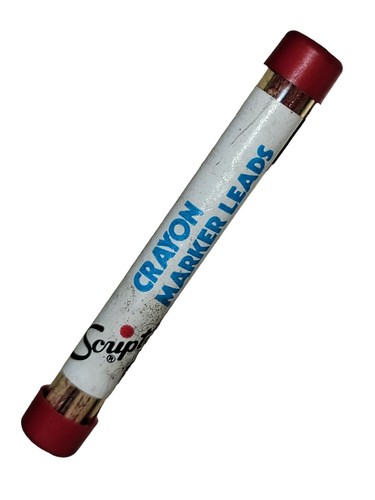 Vintage Scripto Red Crayon Marker Leads .120