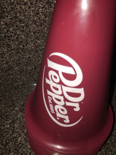 Lot Of 12 Dr Pepper Store Display Traffic Cones 8.5” Tall