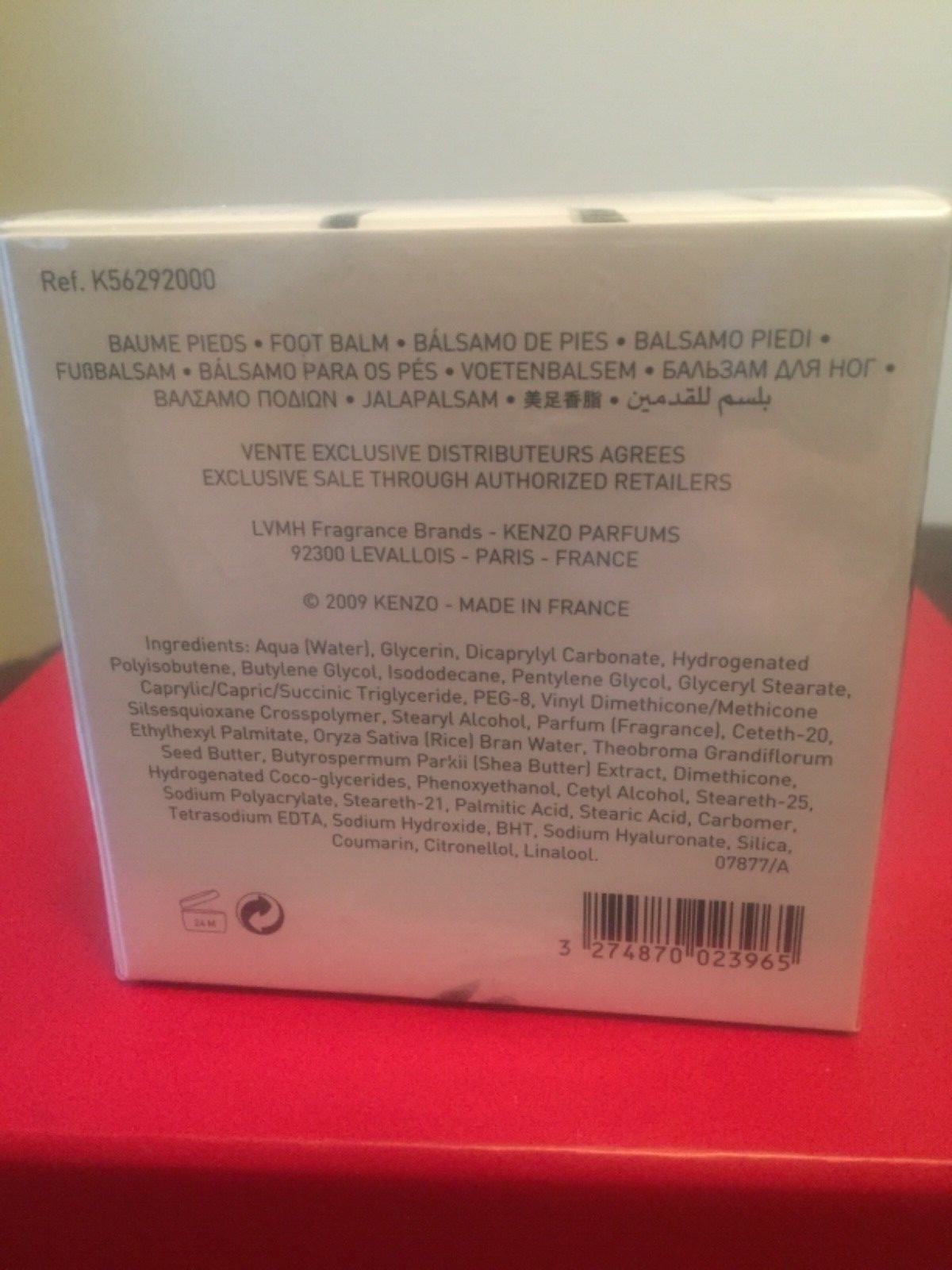 NIB KENZOKI BAREFOOT FANTASY 80 ML, 2.7 FL OZ **SEALED**
