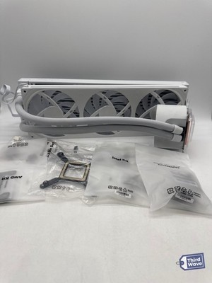 NZXT Kraken Elite 360 RGB AIO Liquid CPU Cooler 360mm LCD Display White