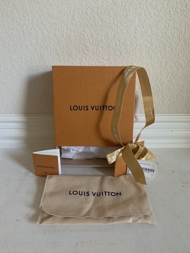 Authentic Louis Vuitton Gift Bag Paper Shopping Bags, Box, Ribbon, and dust  bag