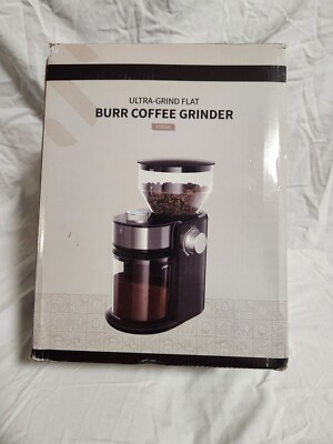 Ultra Grind Flat Burr Coffee Grinder Model #CG835B NEW