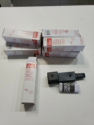 Lot of 8 Project Source Conduit Power Feed Matte Black Finish #0650147