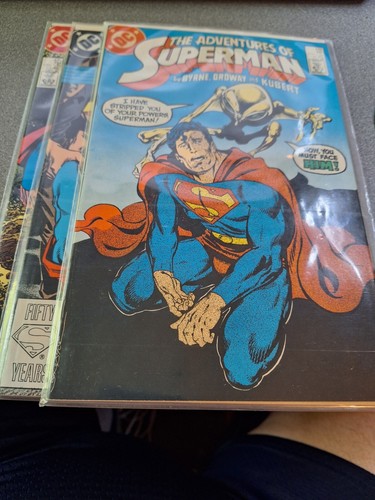 DC Comics Adventures of Superman Issues 435, 436, 442 VF/NM /8-71