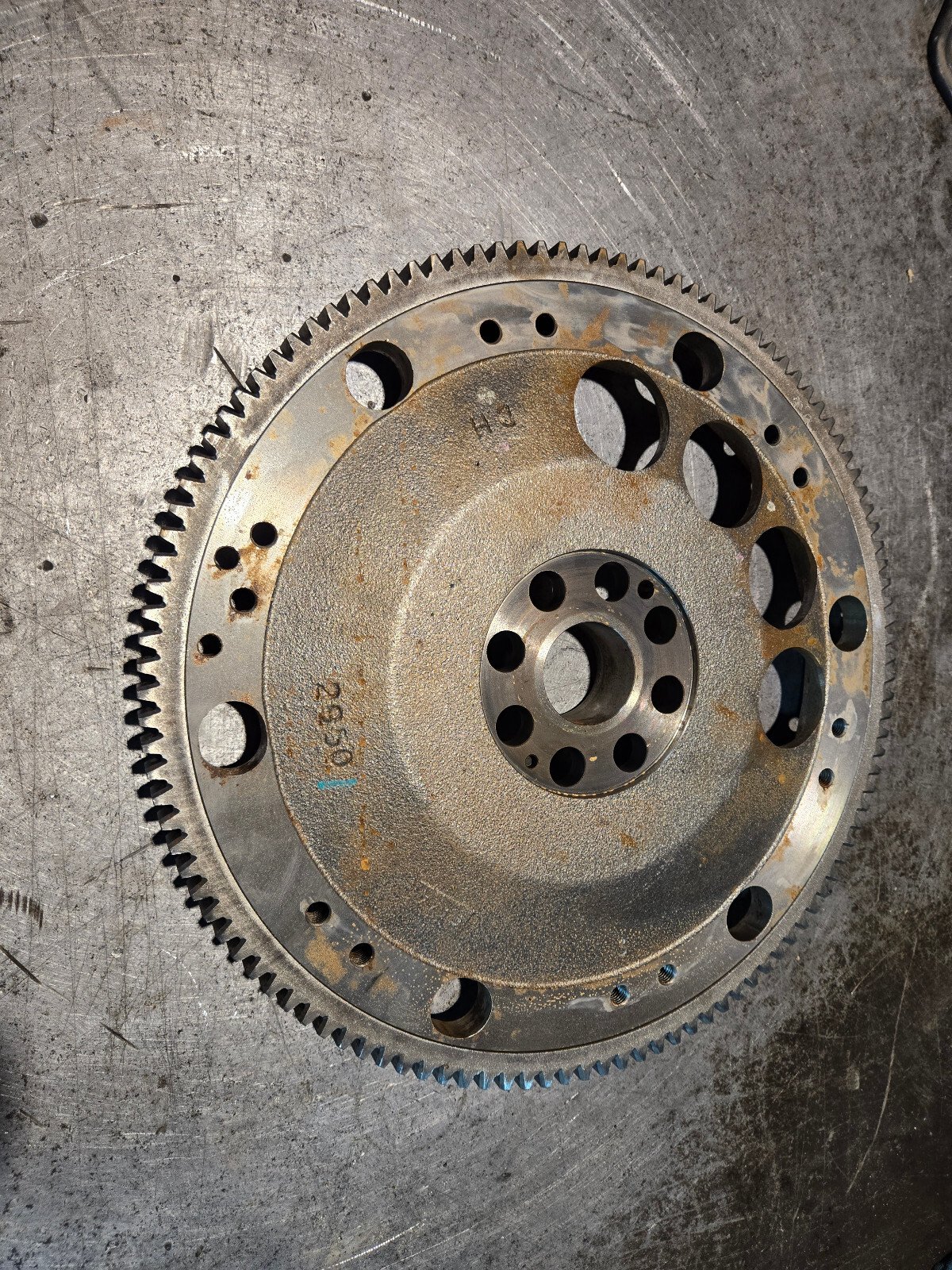 06-10 Duramax LBZ LMM FLYWHEEL Allison Flexplate Flywheel Ring Gear 97372295 - Picture 4 of 10