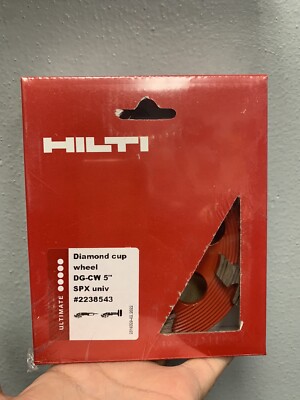 HILTl DG-CW SPX 5'' universal  Diamond cup wheel NEW.