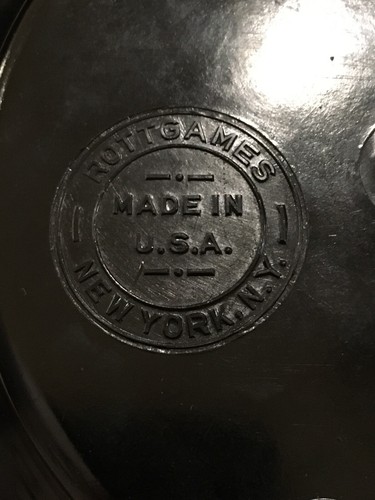 Vintage Roulette Wheel And Cloth:  Rottgames Made In USA