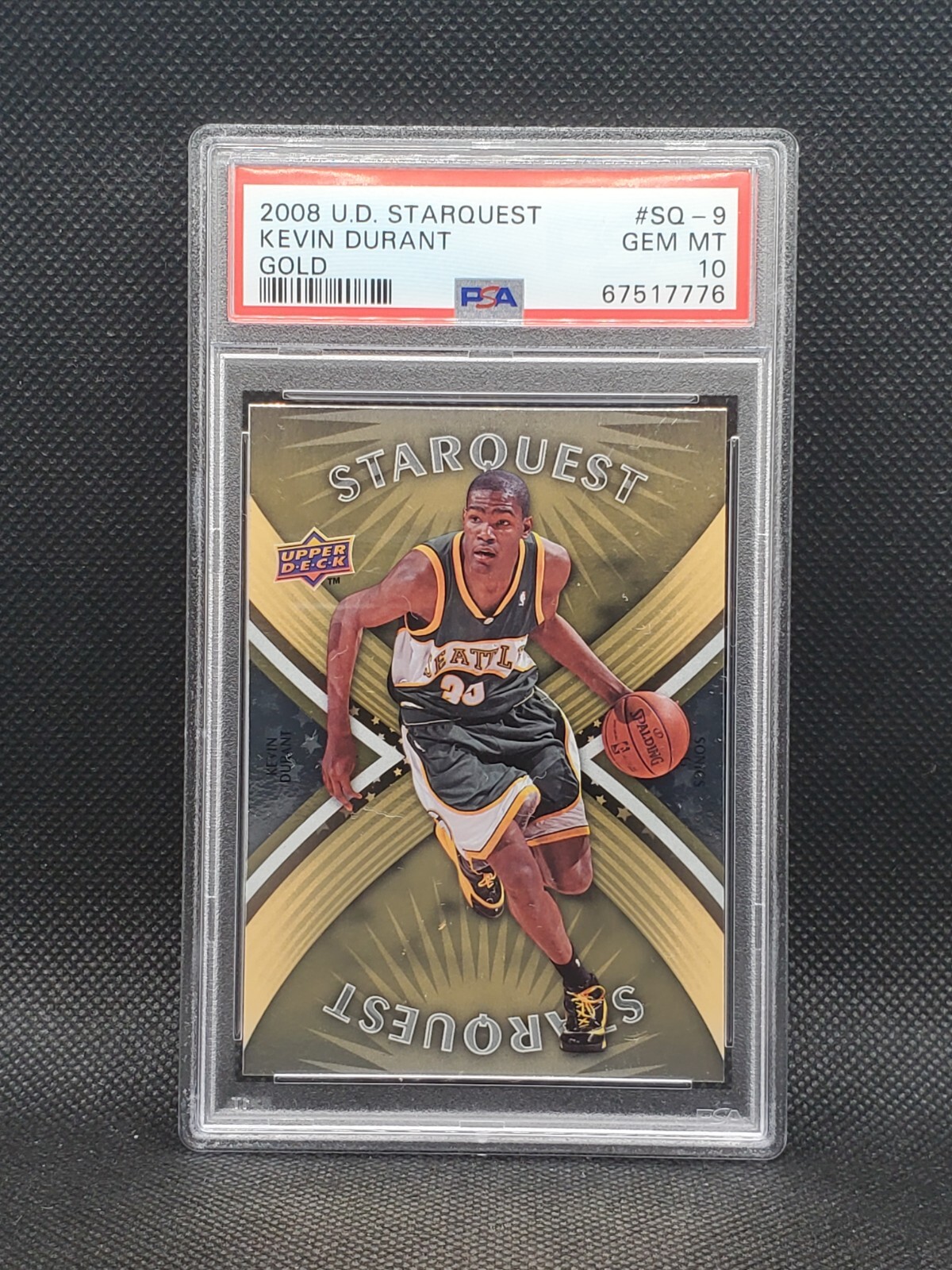 2008-09 Upper Deck Starquest Kevin Durant Gold Ultra Rare