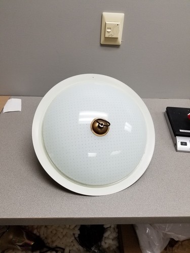 Copper Colored Mid Century Vintage Retractable Pull Down Light Lamp Ceiling+