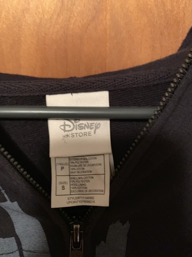 Disney Store Chicago Zip Up Jacket Hoodie Sz S Mickey Mouse