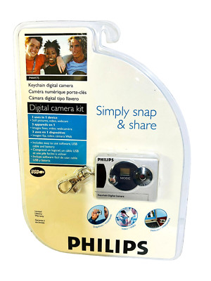 Philips Keychain Digital Camera Simply Snap & Share BRAND NEW NIB 2005