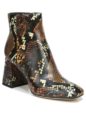 

CIRCUS By Sam Edelman Женские черные ботинки на молнии Kate со змеиным принтом, размер  M, Черный, H4131S6