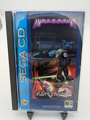 Microcosm (Sega CD, 1993) Complete CIB With registration Warranty Card