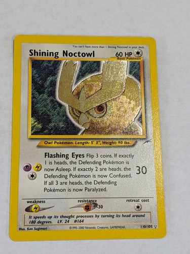 ポケモンカードゲーム　Shining Noctowl　英語版　 110/105 Shining Noctowl 110/105 Neo Destiny Holo for sale online | eBay
