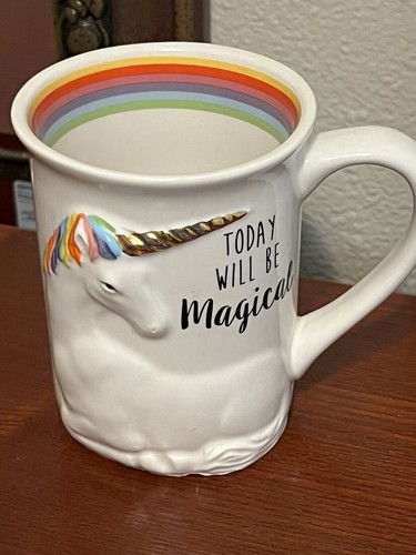 Maura Véasey Our Name Is Mud “Magical Unicorn” Stoneware Sculpted Coffee Mug,