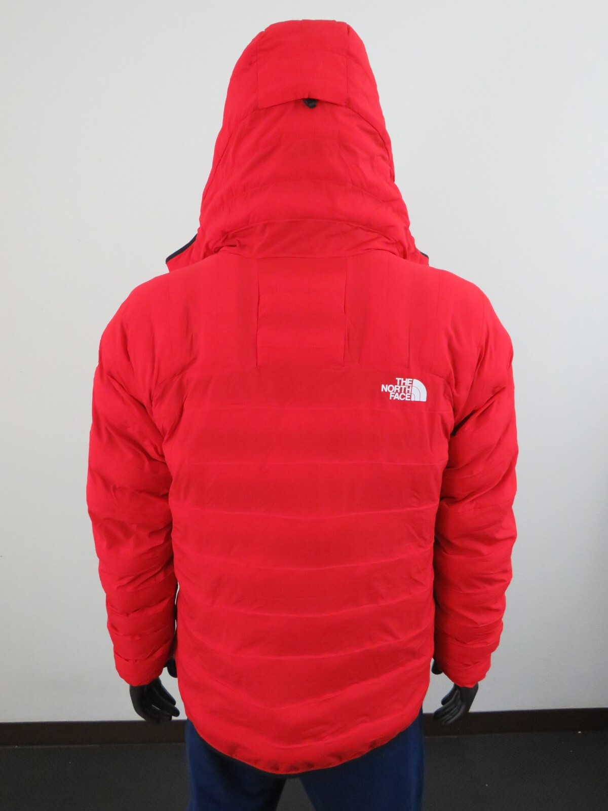 Pre-owned The North Face Mens  Summit Breithorn 50/50 Down Hoodie Insulated Jacket - Red In Tnf Red