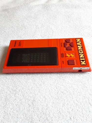 Vintage Tandy KINGMAN Handheld VFD Multicolor Electronic Game Donkey KONG Clone