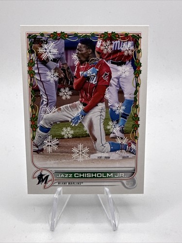 2022 Topps Holiday Jazz Chisholm Jr. #HW142 | eBay