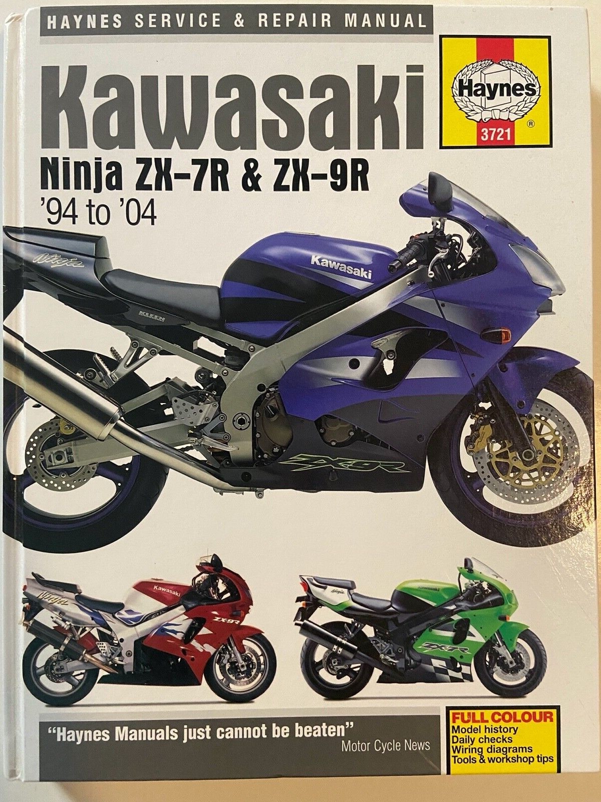 ポラリス様 1994-2004 Ninja ZX-7R & ZX-PR Motorcycle HAYNES Service