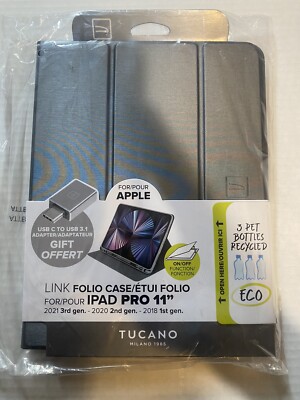 Tucano iPad Pro 11'' Link Folio Case (2021 3rd, 2020 2nd, 2018 1st gen)