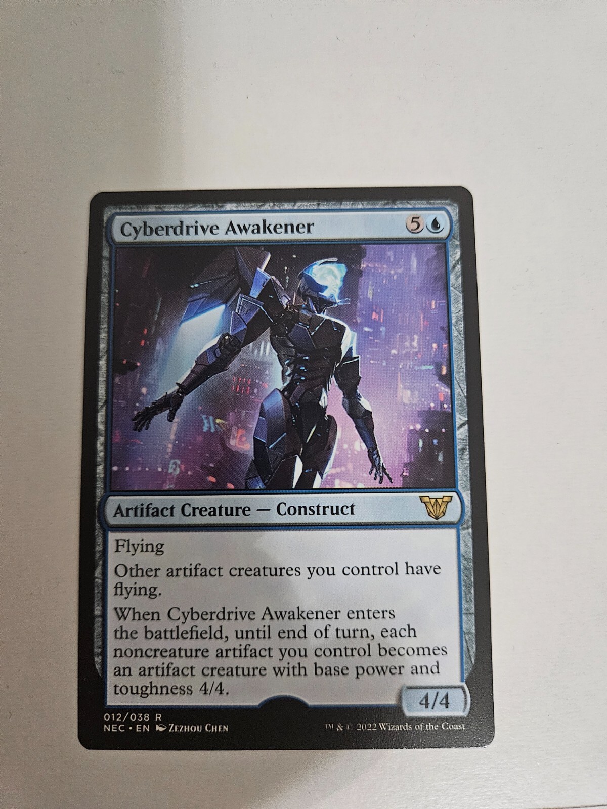 1x MISPRINT Cyberdrive Awakener - MTG NEC (012/038