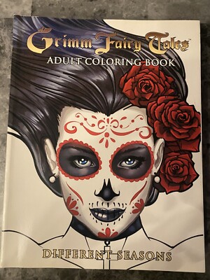 Grimm Fairy Tales Different Seasons Adult Coloring Book -- 6th Printing 2019 New