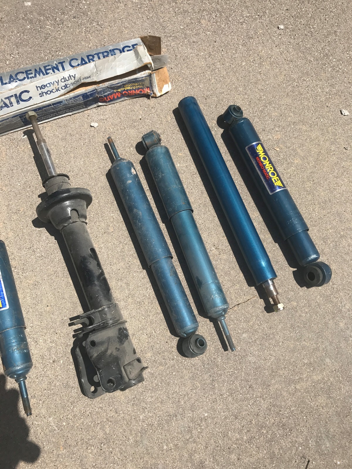 250 Car & Truck Monroe Shocks, Struts & Air Shocks assorted styles,7.