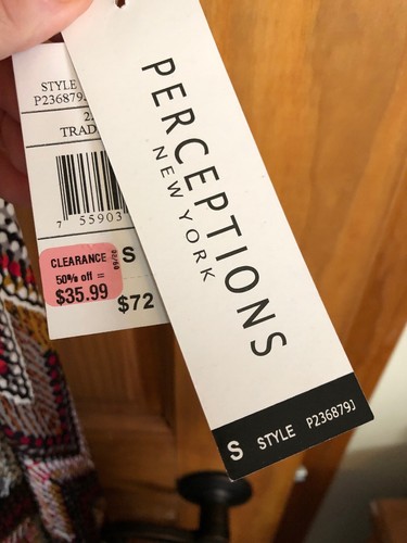 perceptions new york dress Size Small